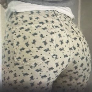 BDG Flare, velvet, floral pants